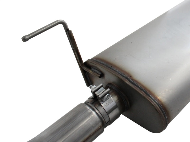 aFe MACHForce XP SS Exhaust 3in Cat-Back w/4.5in Polished Tip - 49-43067-P