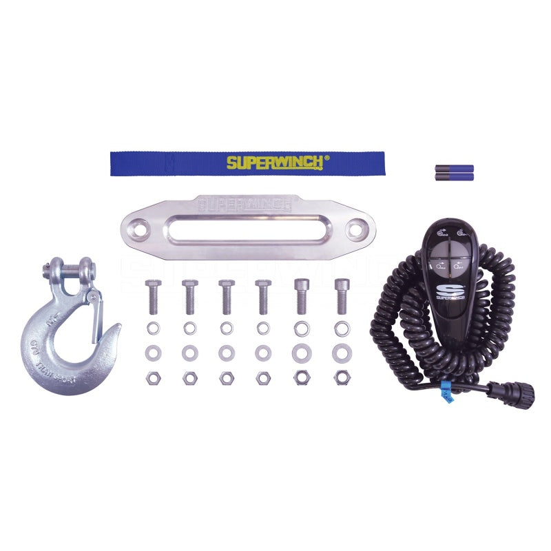 Superwinch 9500 LBS Integrated 12V DC 3/8in x 80ft Synthetic - 1695211