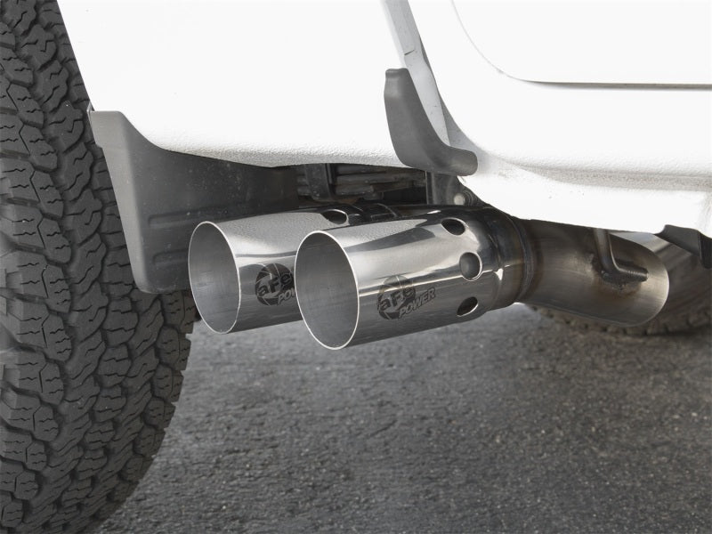 aFe Rebel Series DPF-Back 3in Side Exit SS Exhaust w/ - 49-44065-P