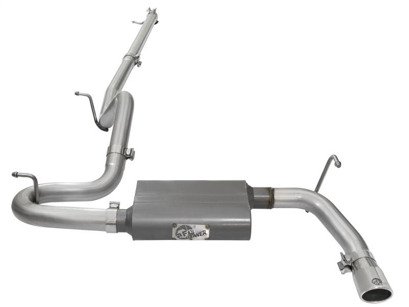 aFe Scorpion 2-1/2in Aluminized Steel Cat Back Exhaust 07-17 Jeep - 49-08044-1P