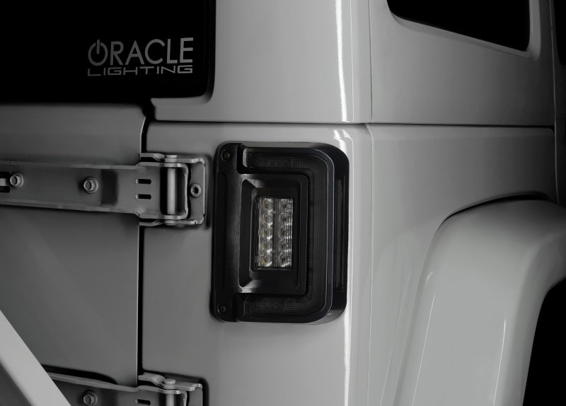 Oracle 07-17 Jeep Wrangler JK Flush Mount LED Tail Lights - 5891-504-T