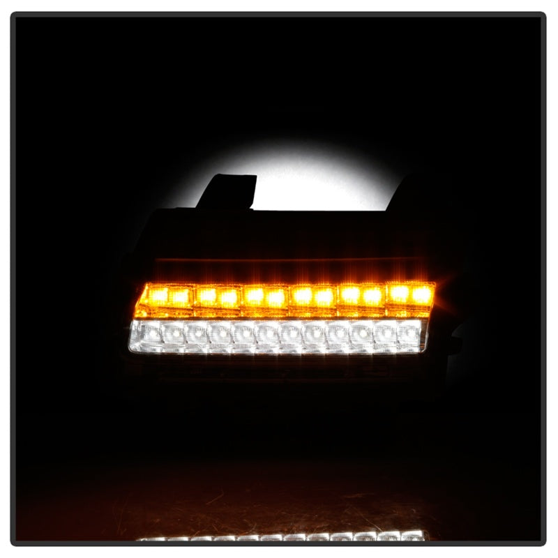 Spyder Jeep Wrangler 2018-2019 (Halogen Model Only) LED Front Bumper - 5086778