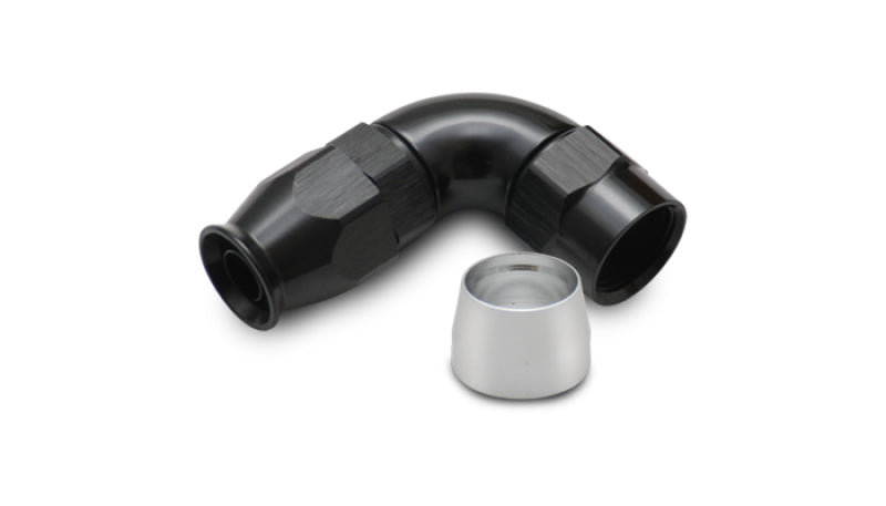 Vibrant -6AN 90 Degree Elbow Hose End Fitting for PTFE - 28906