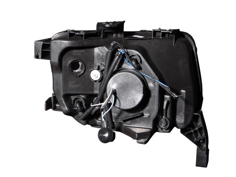 ANZO 2003-2006 Honda Element Projector Headlights w/ Halo Black - 121432