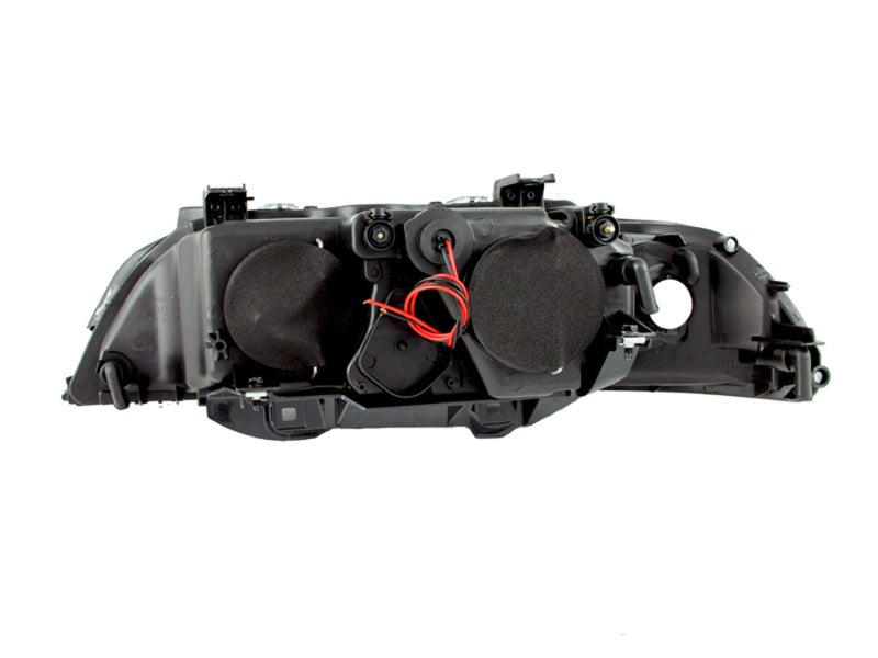 ANZO 1997-2001 BMW 5 Series Projector Headlights w/ Halo Black - 121017
