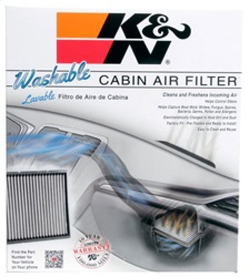 K&N 05-14 VW Jetta 2.5L 2.0L / EOS Cabin Air - VF3013