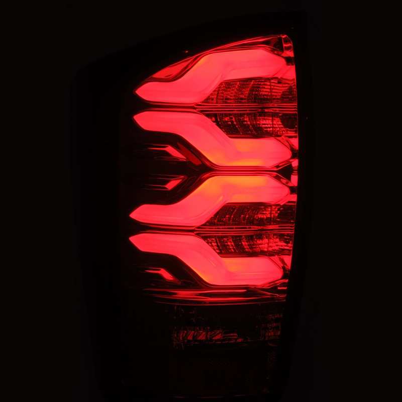 AlphaRex 16-20 Toyota Tacoma PRO-Series LED Tail Lights Red Smoke - 680020