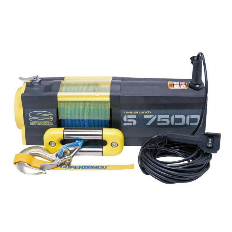Superwinch 7500 LBS 12V DC 5/16in x 54ft Synthetic Rope - 1475201