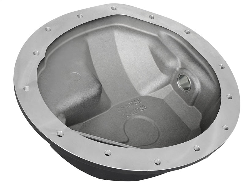 aFe Power Cover Diff Front Machined w/ 75W-90 Gear Oil - 46-70042-WL