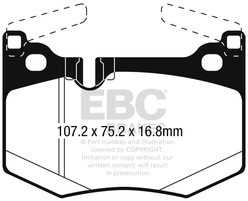 EBC Yellowstuff Brake Pad Sets (Rears Only) - DP42261R