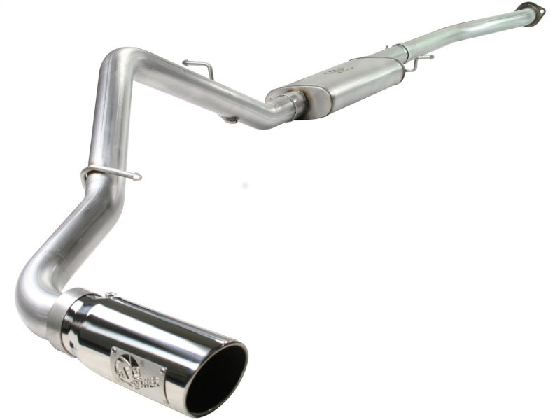 aFe MACHForce XP Exhaust SS-409 Cat-Back w/ 304SS Polished Tip - 49-44013-P