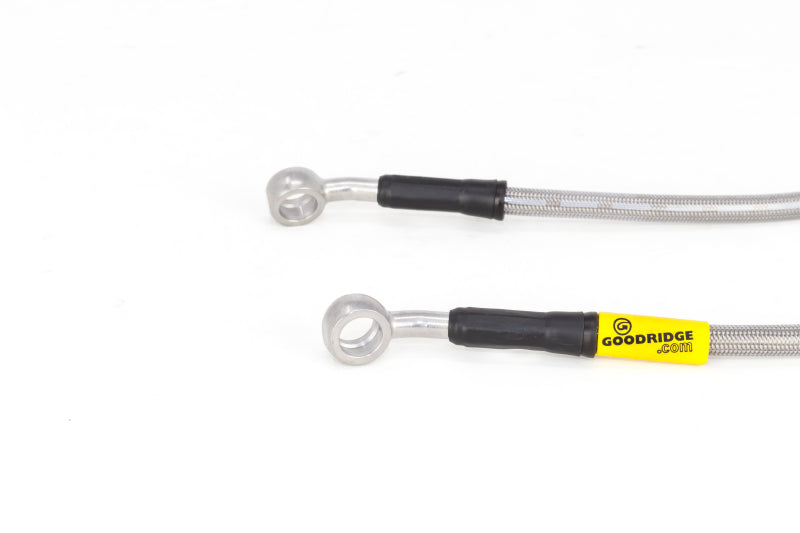 Goodridge 89-91 Honda Civic/CRX (w/Rear Drum) Stainless Steel Brake Line - 20013