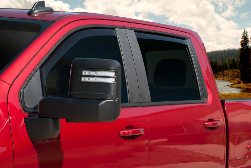 EGR 2019 Chevy 1500 Crew Cab In-Channel Window Visors - - 571655
