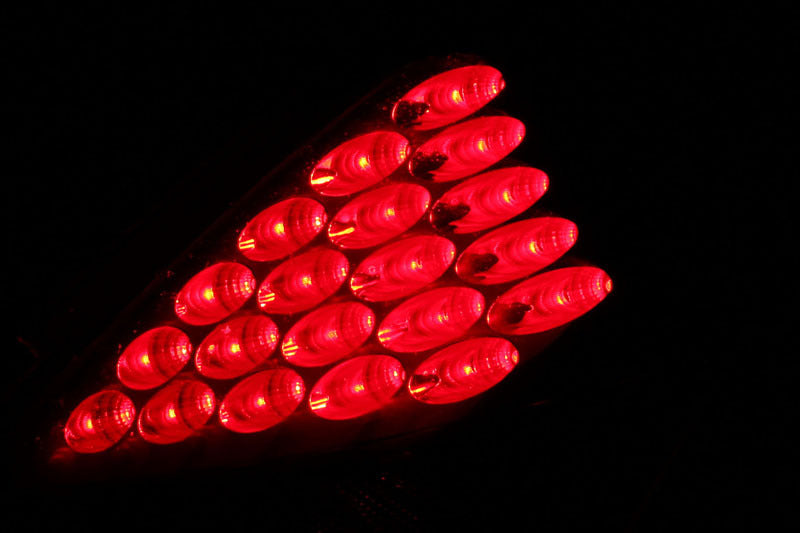 ANZO 2003-2005 Nissan 350Z LED Taillights Black - 321099