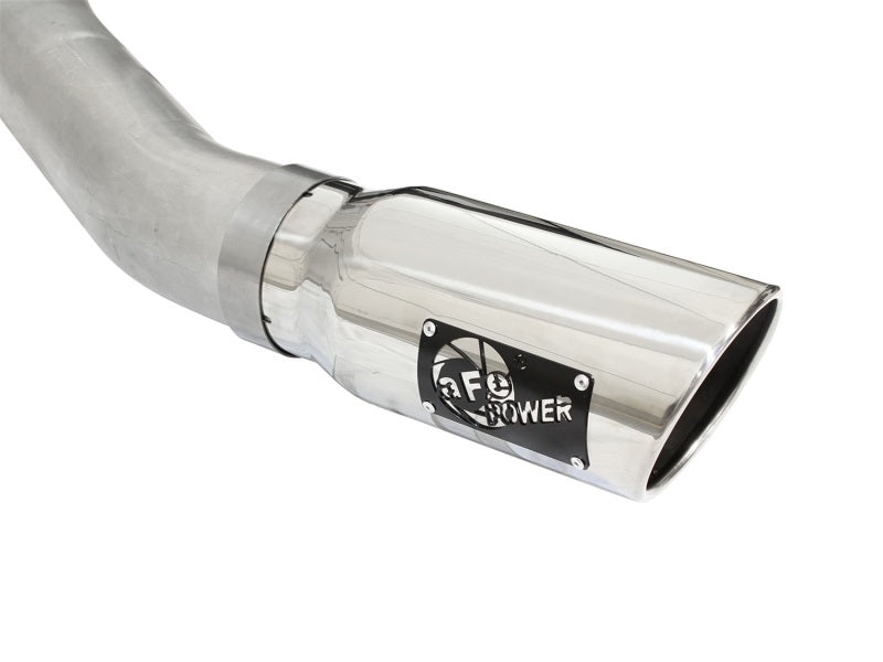 aFe MACHForce XP SS Exhaust 4in Cat-Back w/ Polish Tip - 49-43069-P