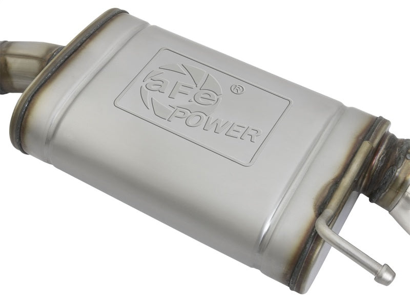 aFe MACHForce XP 2.5in 409 Stainless Axle Back Exhaust w/Stainless - 49-43085-P