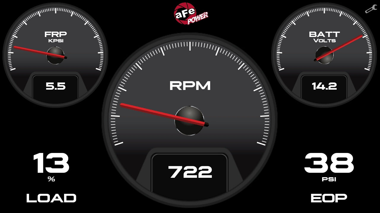 aFe AGD Advanced Gauge Display Digital 5.5in Monitor 08-18 Dodge/RAM/Ford/GM - 77-91001