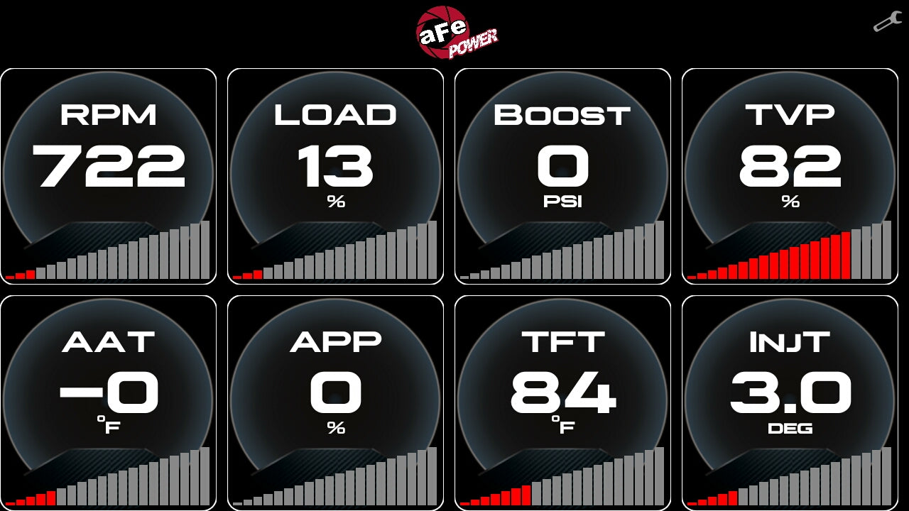 aFe AGD Advanced Gauge Display Digital 5.5in Monitor 08-18 Dodge/RAM/Ford/GM - 77-91001