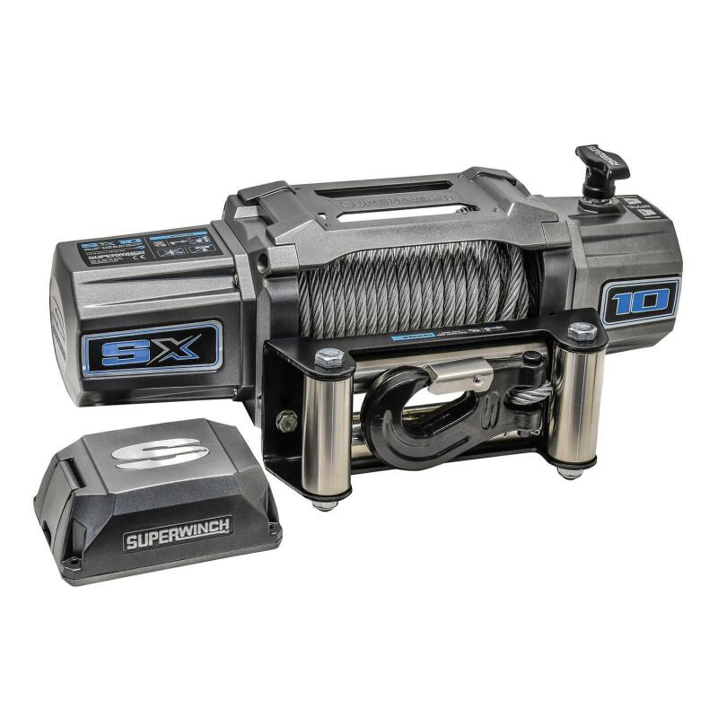Superwinch 10000 LBS 12V DC 3/8in x 85ft Wire Rope - 1710200
