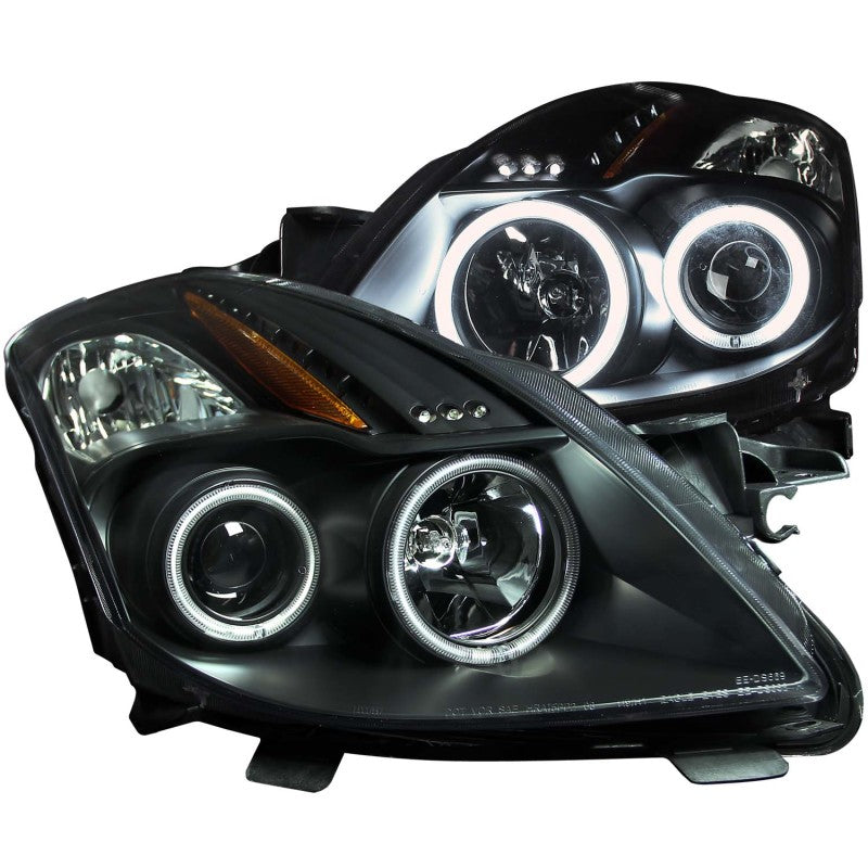 ANZO 2008-2009 Nissan Altima (2 Door ONLY) Projector Headlights w/ - 121395