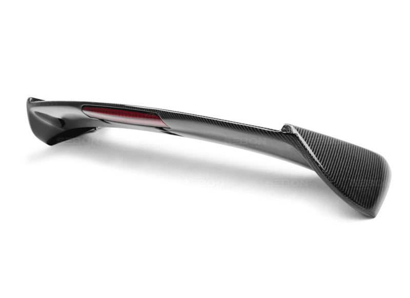 Seibon 08-11 Subaru WRX/STi Hatchback STI-Style Carbon Fiber Rear Spoiler - RS0809SBIMP-STI-LED