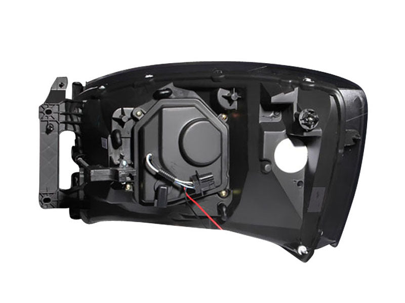 ANZO 2006-2008 Dodge Ram 1500 Projector Headlights w/ Halo Chrome - 111103