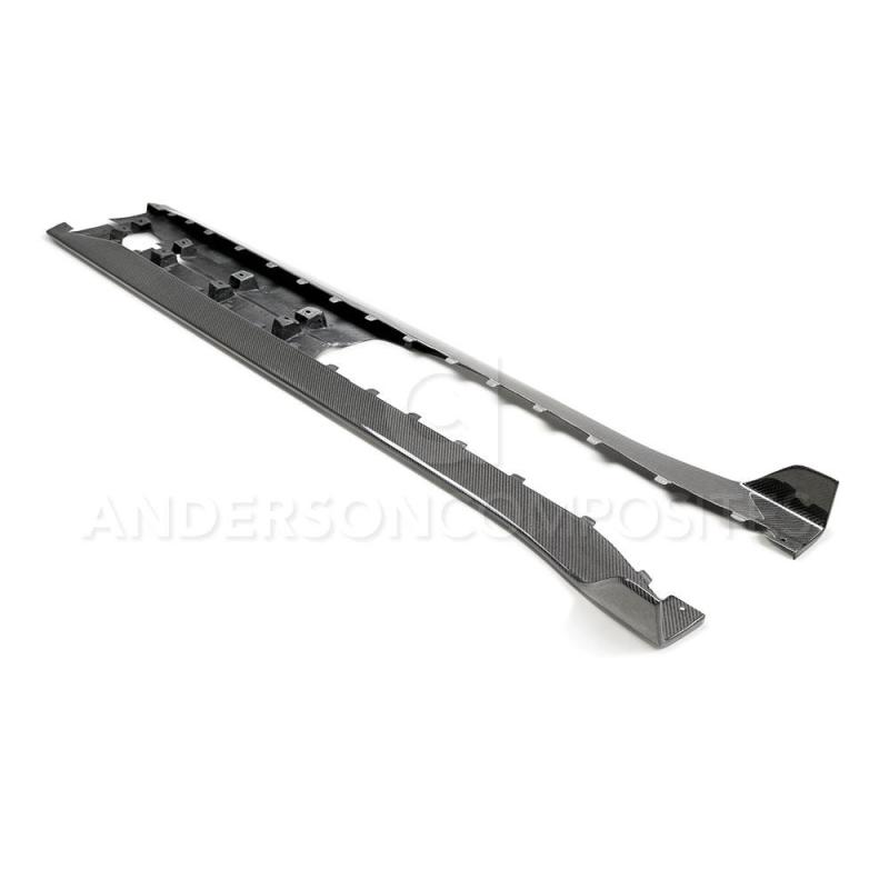 Anderson Composites 2020 Ford Mustang Shelby GT500 Carbon Fiber Rocker - AC-SS20FDMU500