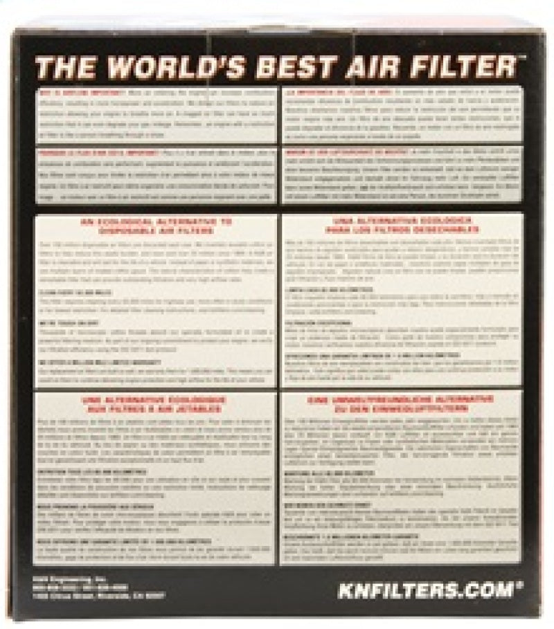 K&N Universal Rubber Filter Round Tapered 4.5in Flange ID x - RU-3110
