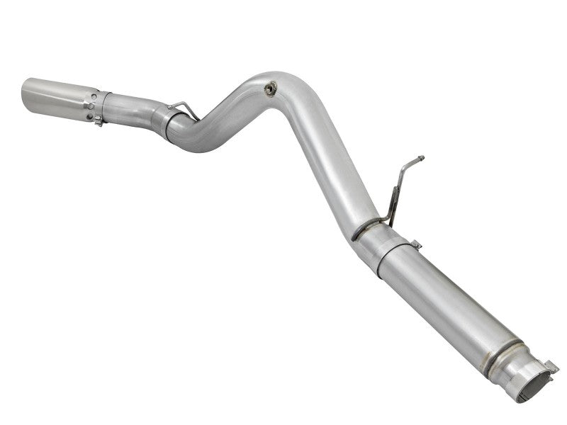 aFe Atlas Exhaust 5in DPF-Back Aluminized Steel w/ Polished Tips - 49-04081-P
