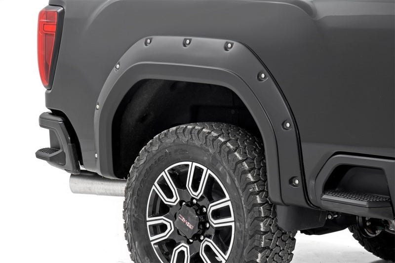 EGR 2020 GMC Sierra HD Bolt-On Style Black Fender Flare - 791954