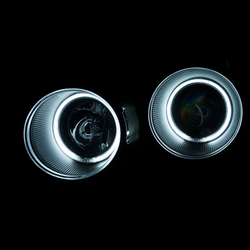 ANZO 2012-2015 Chevrolet Sonic Projector Headlights w/ Halo Black (CCFL) - 121488