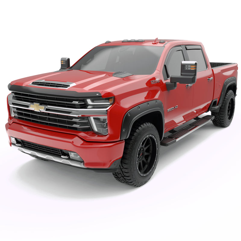 EGR 2019 Chevy 1500 Crew Cab In-Channel Window Visors - - 571655