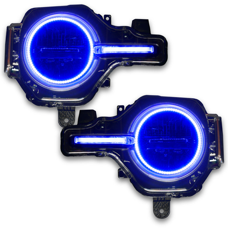 Oracle 21-22 Ford Bronco Headlight Halo Kit w/DRL Bar - - 1471-333
