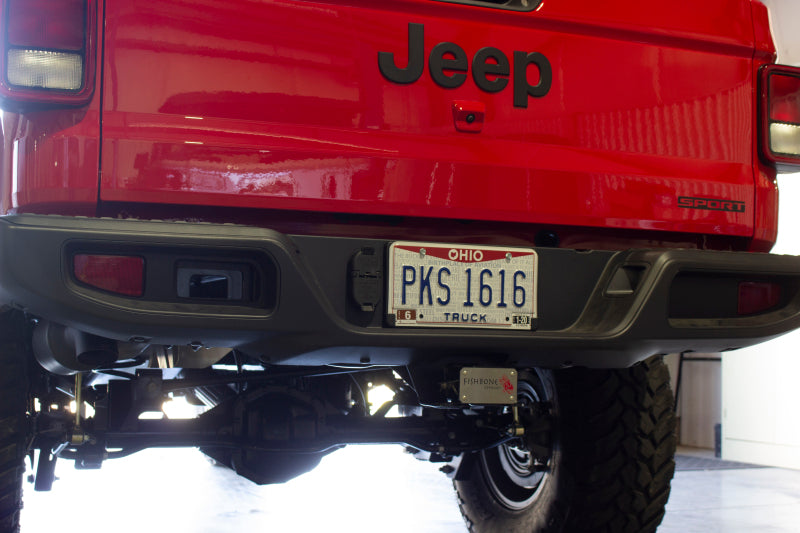 Fishbone Offroad Hitch Cover - 2In Hitch - Black Powdercoated - FB32096
