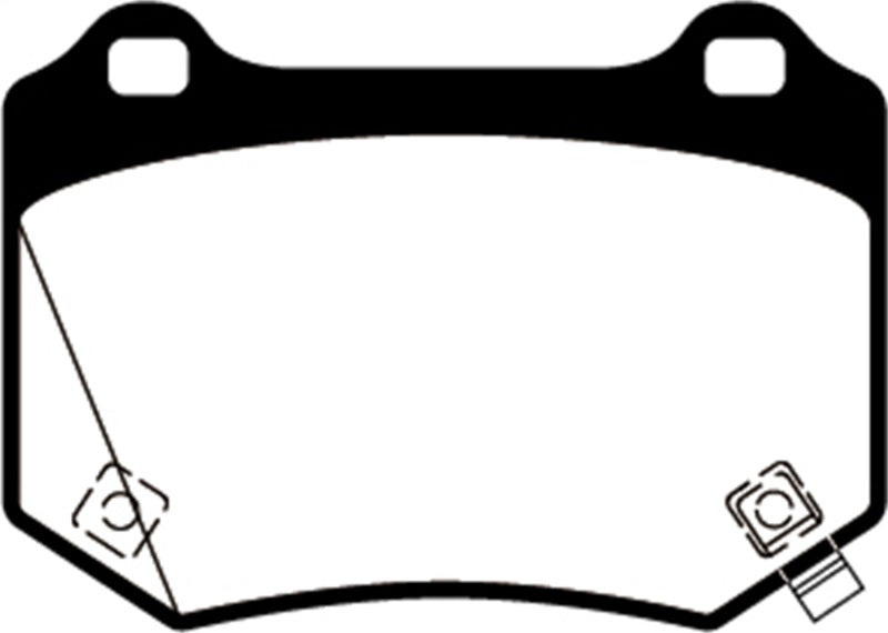 EBC Yellowstuff Brake Pad Sets (Rears Only) - DP42361R