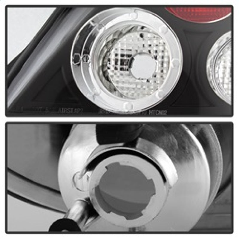 Spyder Hyundai Tiburon 03-05 Euro Style Tail Lights Black ALT-YD-HYT03-BK - 5005434