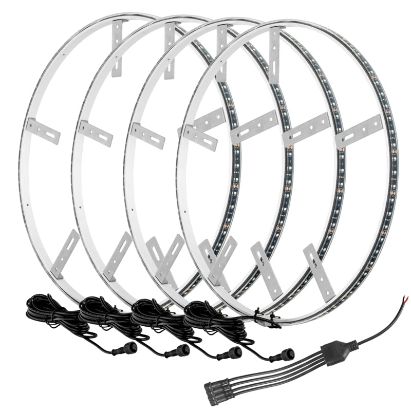 Oracle LED Illuminated Wheel Rings - White - 4215-001