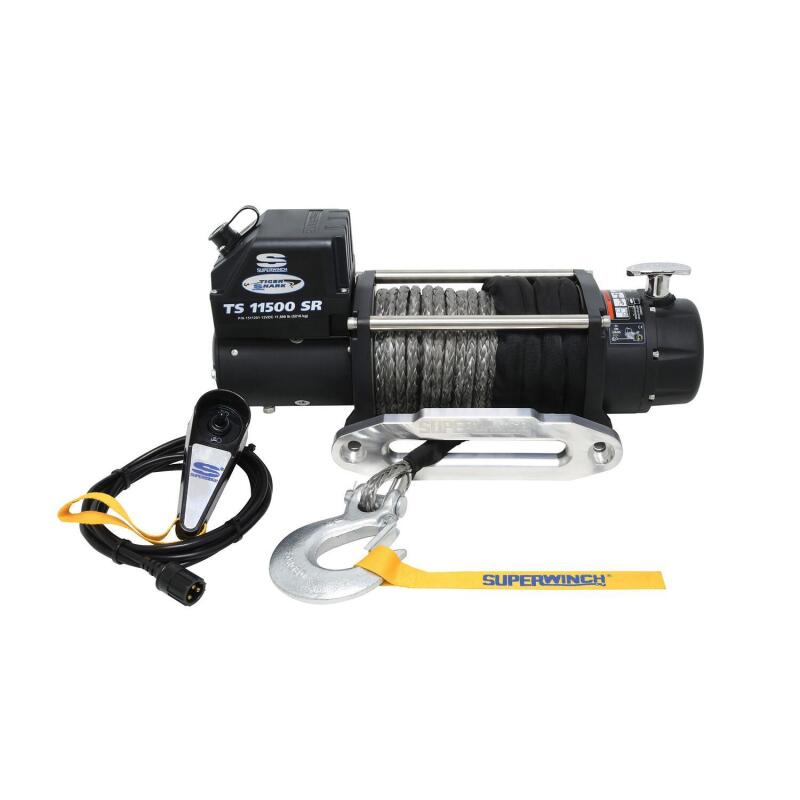 Superwinch 11500 LBS 12V DC 3/8in x 80ft Synthetic Rope - 1511201