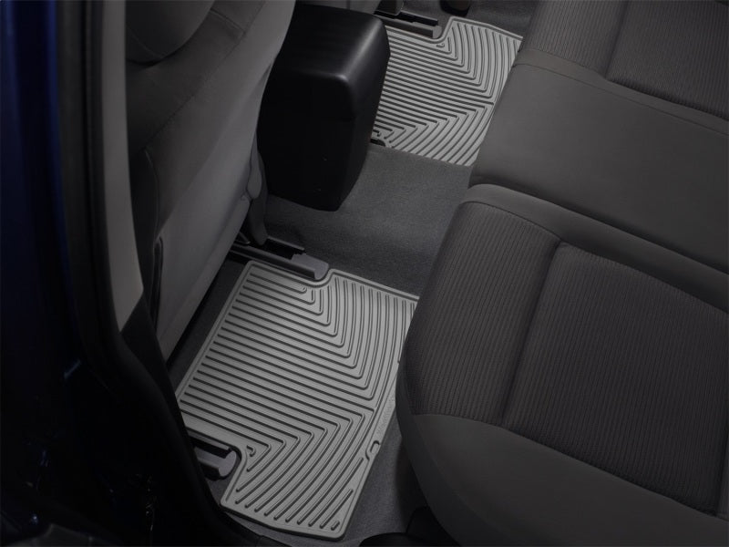 WeatherTech 99 BMW M3 Convertible Rear Rubber Mats - Grey - W50GR