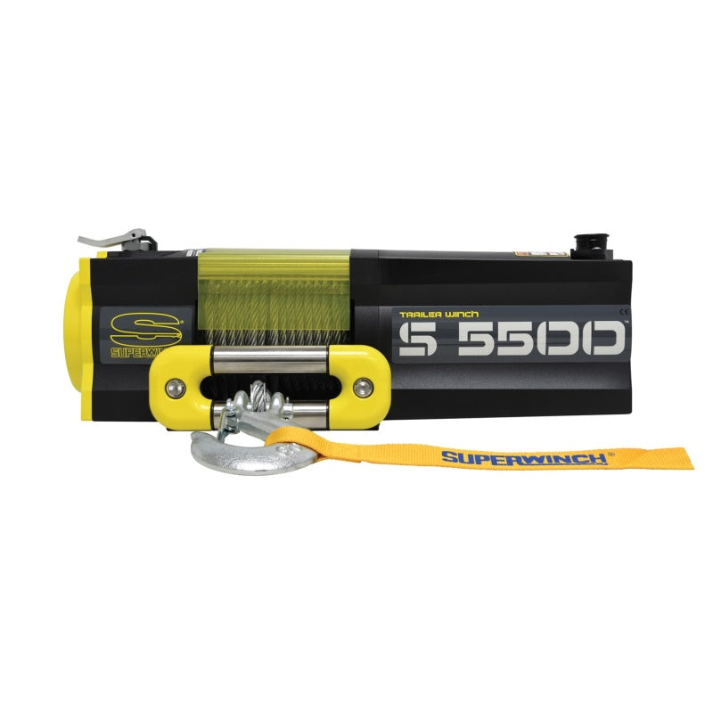 Superwinch 5500 LBS 12V DC 7/32in x 60ft Steel Rope - 1455200