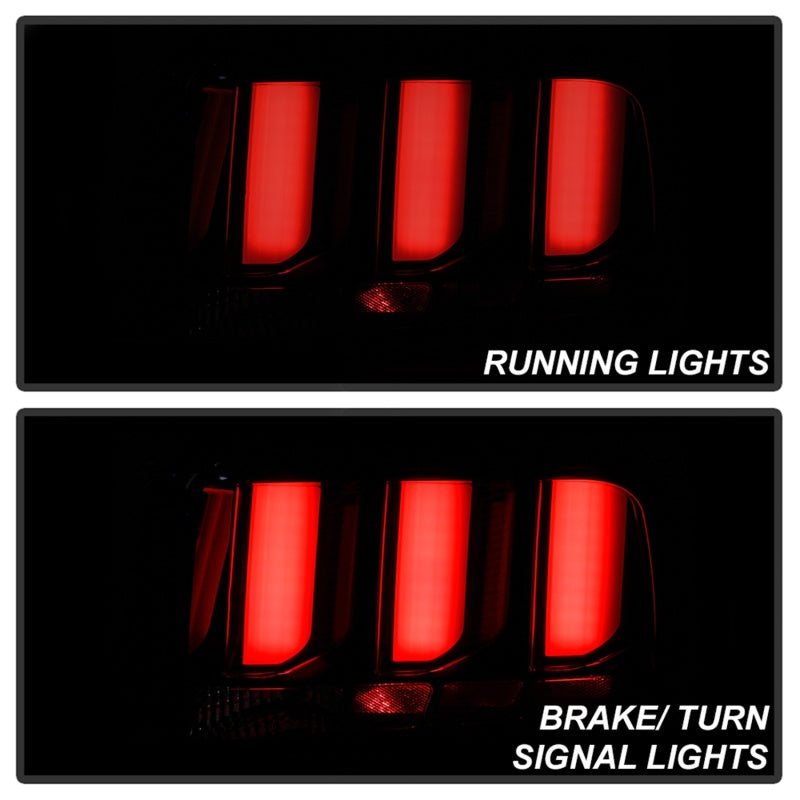 Spyder 05-09 Ford Mustang (White Light Bar) LED Tail Lights - 5086693
