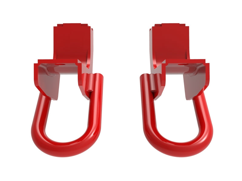 aFe Front Tow Hook Red 2022 Toyota Tundra 3.5L V6 - 450-72T001-R