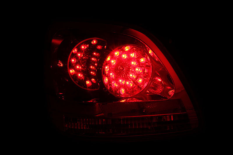 ANZO 1998-2005 Lexus Gs300 LED Taillights Red/Clear - 321101