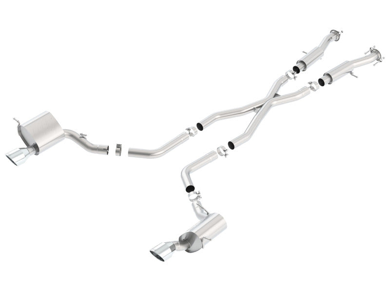 Borla 2015 Jeep Grand Cherokee SRT8 ATAK Dual Round Rolled - 140633