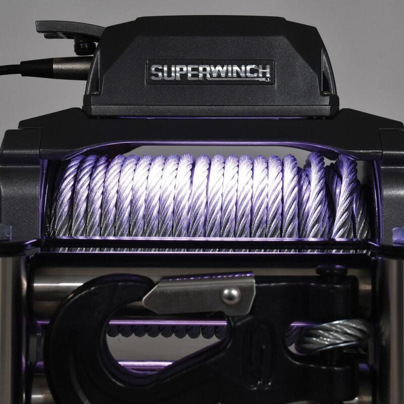 Superwinch 12000 LBS 12V DC 3/8in x 85ft Wire Rope - 1712200
