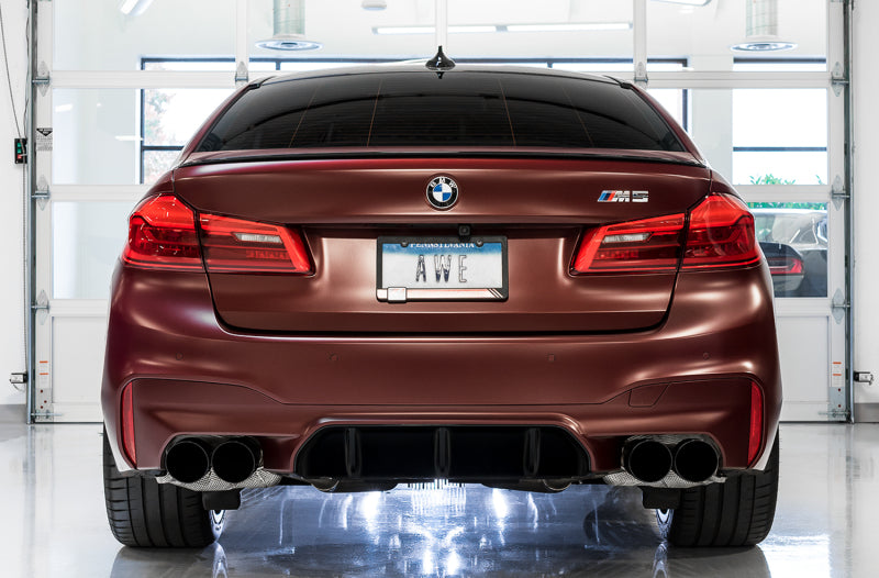 AWE Tuning 18-19 BMW F90 M5 Track Edition Axle-Back Exhaust- - 3020-43077