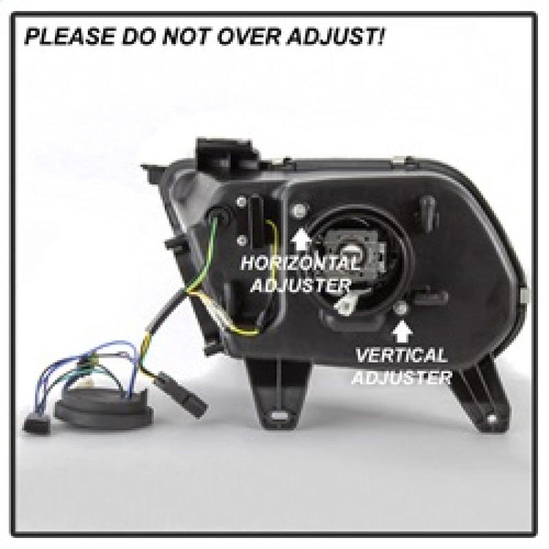 Spyder Ford Mustang 10-13 Projector Headlights - HID Model Only - 5084569