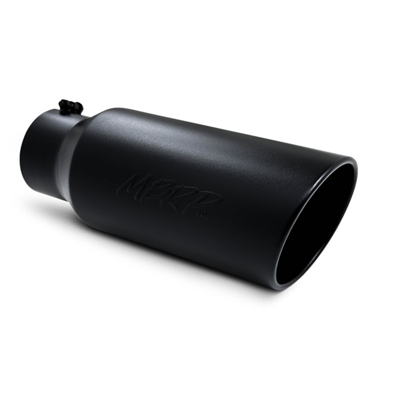 MBRP Universal Tip 7in O.D. Rolled End 5in inlet 18in - T5127BLK