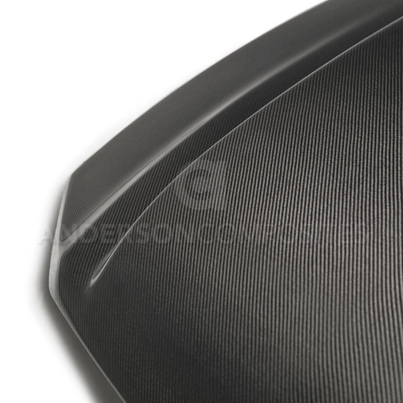 Anderson Composites 10-12 Ford Mustang Type-CJ 3in Carbon Fiber Cowl - AC-HD10FDMU-CJ