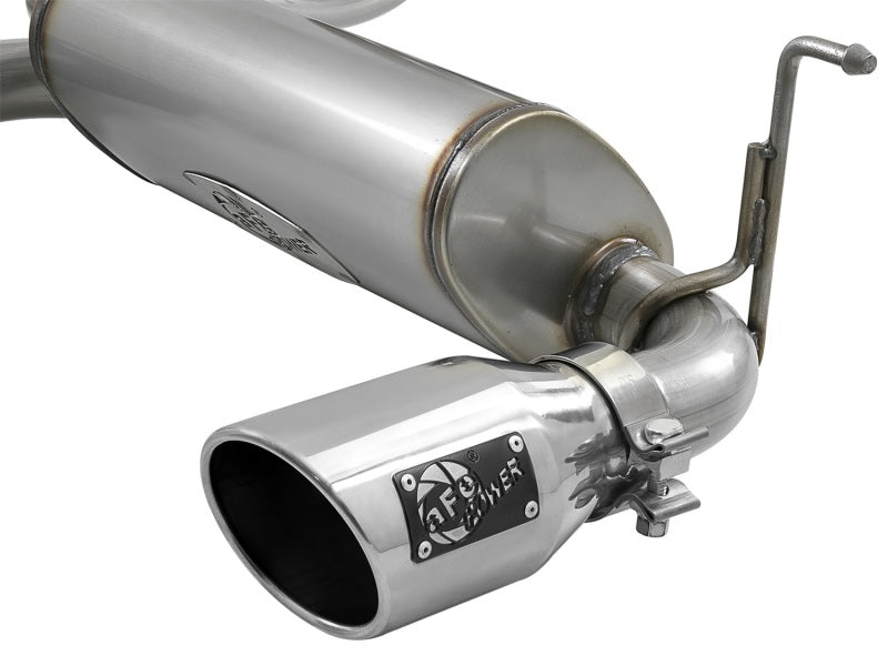 aFe Rebel Series 2.5in 409 SS Cat-Back Exhaust w/ Polished - 49-48066-P